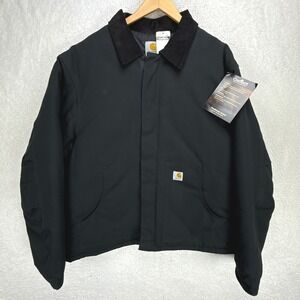 Carhartt Sandstone Jacket Arctic Quilt Lined Mens 50‎ Tall 2XLT J02 BLK NWT NOS